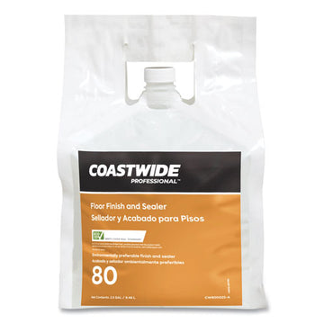 Coastwide Professional™ Floor Finish And Sealer, Unscented, 2.5 Gal Bag, 2-carton freeshipping - TVN Wholesale